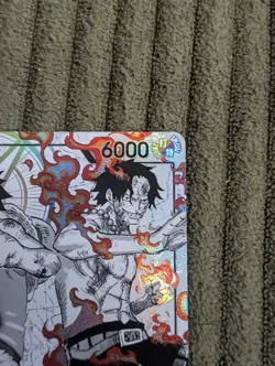 ST30-001 Luffy & Ace (Parallel) ENGLISH One Piece TCG BGS BLACK LABEL WORTHY - Image 3