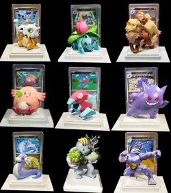 Pokemon S-Chinese Exclusive Dream Drawing 151 Figurine Card Set Gengar Ivysaur - Image 1