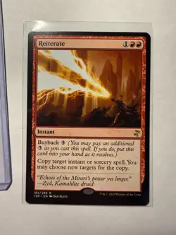 NM Reiterate - Time Spiral Magic: the Gathering Card MTG - Image 1
