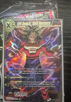 Dragon Ball Super Card Game SS4 Bardock, Spirit Resonance Cross Spirits BT14- - Image 1