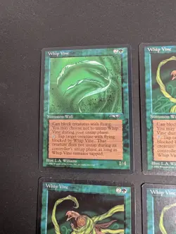 MTG Card - 4x Whip Vine - Alliances - NM/LP - Vintage Magic - Both Artworks 1996 - Image 3
