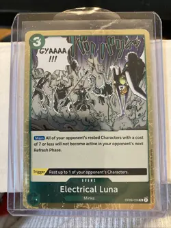 One Piece CCG Electrical Luna OP08-036 - Two Legends ENGLISH FOIL Rare TCG CCG - Image 1