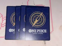 4 x One Piece CCG Electrical Luna Two Legends R Foil Card OP08-036 NM playset - Image 2