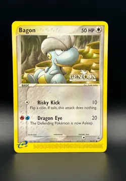 Pokemon EX "Dragon Series"-Bagon 50/97-GEN CON Black Star Promo Super Rare- NM+ - Image 1