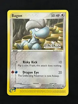 Pokemon EX "Dragon Series"-Bagon 50/97-GEN CON Black Star Promo Super Rare- NM+ - Image 4