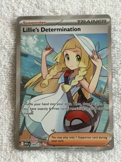 2025 Pokemon TCG Mega Evolutions Lillie’s Determination Ultra Rare 169/132 - Image 1