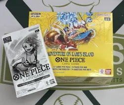 ONE PIECE TCG ADVENTURE ON KAMI'S ISLAND BOOSTER BOX + FREE DASH PACK OP-15 EB04 - Image 1