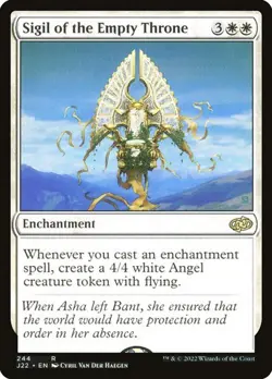 Sigil of the Empty Throne - Jumpstart 2022 J22 - Rare - MTG Magic Pack fresh - Image 1