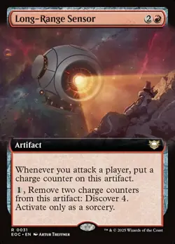 Long-Range Sensor - Extended Art - Commander: Edge of Eternities - Near Mint - Image 1