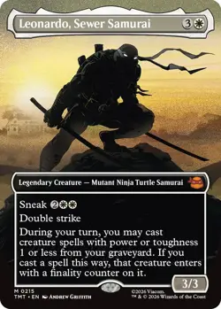 Leonardo, Sewer Samurai - Borderless - Teenage Mutant Ninja Turtles - Near Mint - Image 1