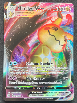 Mimikyu VMAX Pokemon Brilliant Stars 069/172 Full Art Ultra Rare NM - Image 1