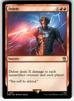 Delete 81 Rare Universes Beyond: Doctor Who Magic: The Gathering Near Mint - Image 1