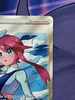 Pokemon Skyla Full Art Trainer Ultra Rare Shining Fates Pokemon 072/072 Nm - Image 3