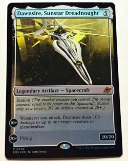 Dawnsire, Sunstar Dreadnought 238 Edge of Eternities Foil Near Mint - Image 1