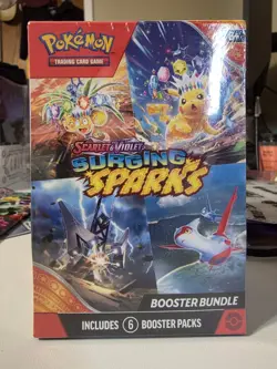 Pokemon TCG Scarlet and Violet Surging Sparks Booster Bundle Box Factory Sealed - Image 1