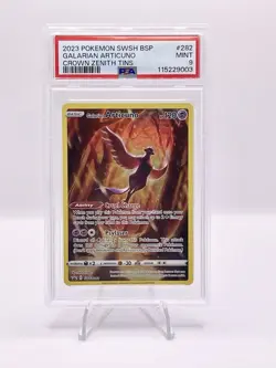 2019-2023 Pokemon SWSH Black Star Promo Galarian Articuno #SWSH282 PSA 9 - Image 1