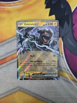 Zekrom ex 034/086 Double Rare Pokemon TCG Black Bolt - Image 1