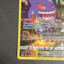 Pokemon SWSH11 Lost Origin Trainer Gallery Gengar TG06/TG30 Ultra Rare LP - Image 5