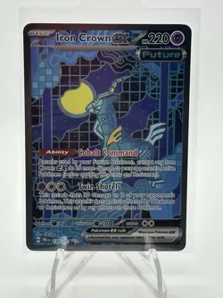 Pokemon TCG Iron Crown EX 158/131 Sv: Prismatic Evolutions Holo MINT - Image 1