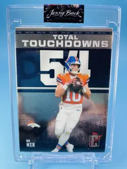 2025 Topps Signature Class ~ BO NIX ~ Chrome Total Touchdowns 54 ~ Broncos 🔥 - Image 1