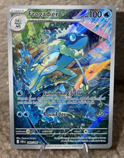 Pokemon Frogadier ME04: Chaos Rising CRI SHINY RARE HOLO 089/086 NM - Image 2