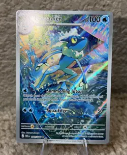Pokemon Frogadier ME04: Chaos Rising CRI SHINY RARE HOLO 089/086 NM - Image 3