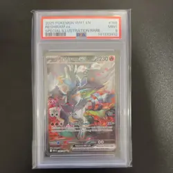 PSA 9 Reshiram EX 166/086 Special Illustration Rare Wht En-white Flare Pokemon - Image 1