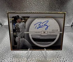 Topps 2021 Definitive Buster Posey Giants Auto Patch FAC-BP 01/15 - Image 1