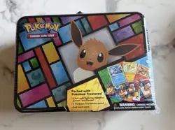 Pokemon TCG 2021 Eevee Evolutions Collector’s Treasure Chest Tin - Image 1