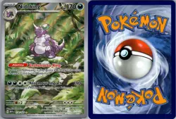 Nidoking 174/165 151 Pokemon TCG Holo Illustration Rare NM - Image 3