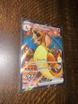 Charizard ex 183/165 SV 151 Full Art Holo Ultra Rare 330 HP English 2023 - Image 1