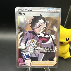 Piers 069/072 Ultra Rare Shining Fates Pokemon Holo Near Mint - Image 1
