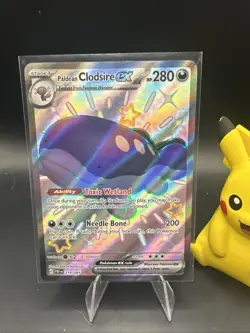 Paldean Clodsire ex - Shiny Ultra Rare Holo SV: Paldean Fates 219/091 Pokemon NM - Image 1