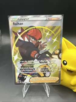 Raihan TG27/TG30 Ultra Rare Pokemon Silver Tempest Holo Full Art - Image 1