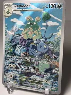 Garbodor 204/182 SV04: Paradox Rift Illustration Rare Holo - Image 3