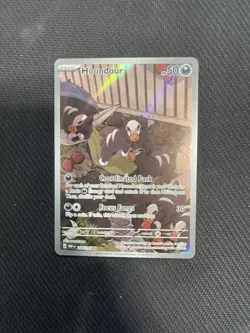 Houndour 204/197 Illustration Rare Obsidian Flames Pokemon Near Mint - Image 1