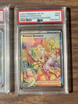 Pokemon Trainer Card PSA 9 Lot 3- Wally’s Compassion, Cheryl, Bianca’s Devotion - Image 5