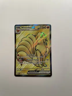 Ninetales EX 2023 Pokemon Scarlet & Violet 151 Ultra Rare Card 186/165 NM - Image 1