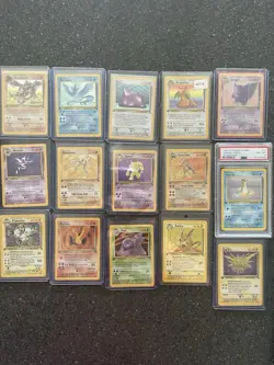 Complete Fossil First Edition Set Pokemon TCG - Image 1