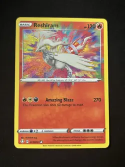 Reshiram 017/072 Shining Fates Holo Amazing Rare Pokemon TCG - NM - Image 1