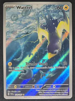 Pokemon Wattrel (178/293) Twilight Masquerade NM HOLO - Image 1