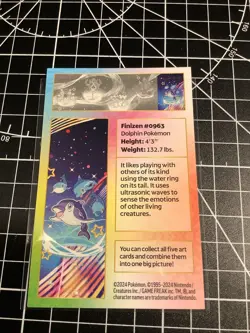 Finizen Mini Tin Card - Paldean Fates Pokemon 2024 - Image 2