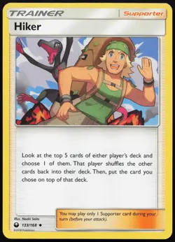 Hiker 133/168 Uncommon Celestial Storm Pokemon Lightly Played - Image 1