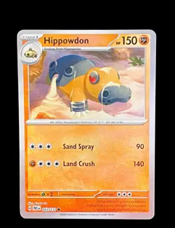 Pokemon Hippowdon #053/131 Masterball: Prismatic Evolutions (Read Description)🔥 - Image 2
