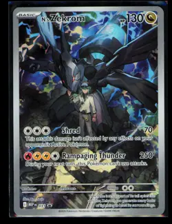 Pokemon ME: Mega Evolution Promo N's Zekrom 031 Holo Promo NM - Image 1