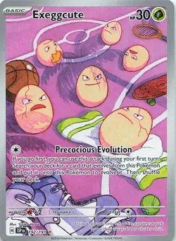 Exeggcute 192/191 Illustration Rare Surging Sparks Pokemon Holo Near Mint - Image 1