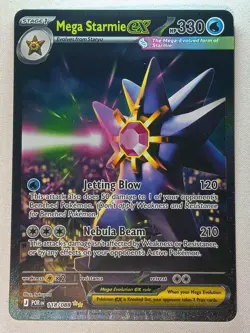 Mega Starmie ex 118/088 Holo Special Illustration Rare Perfect Order Pokemon NM - Image 1