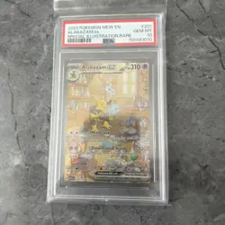 Alakazam Ex 201/165 Special Illustration Rare 151 Pokemon Card PSA 10 GEM MINT - Image 1