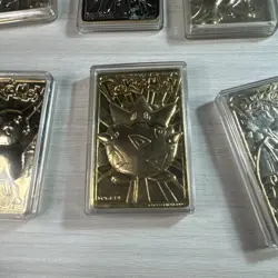 1999 Pokemon 23k Gold Plated Cards Burger King BK Set Of 6 W/ 4 COAs Charizard - Image 3