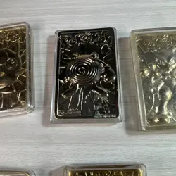 1999 Pokemon 23k Gold Plated Cards Burger King BK Set Of 6 W/ 4 COAs Charizard - Image 5